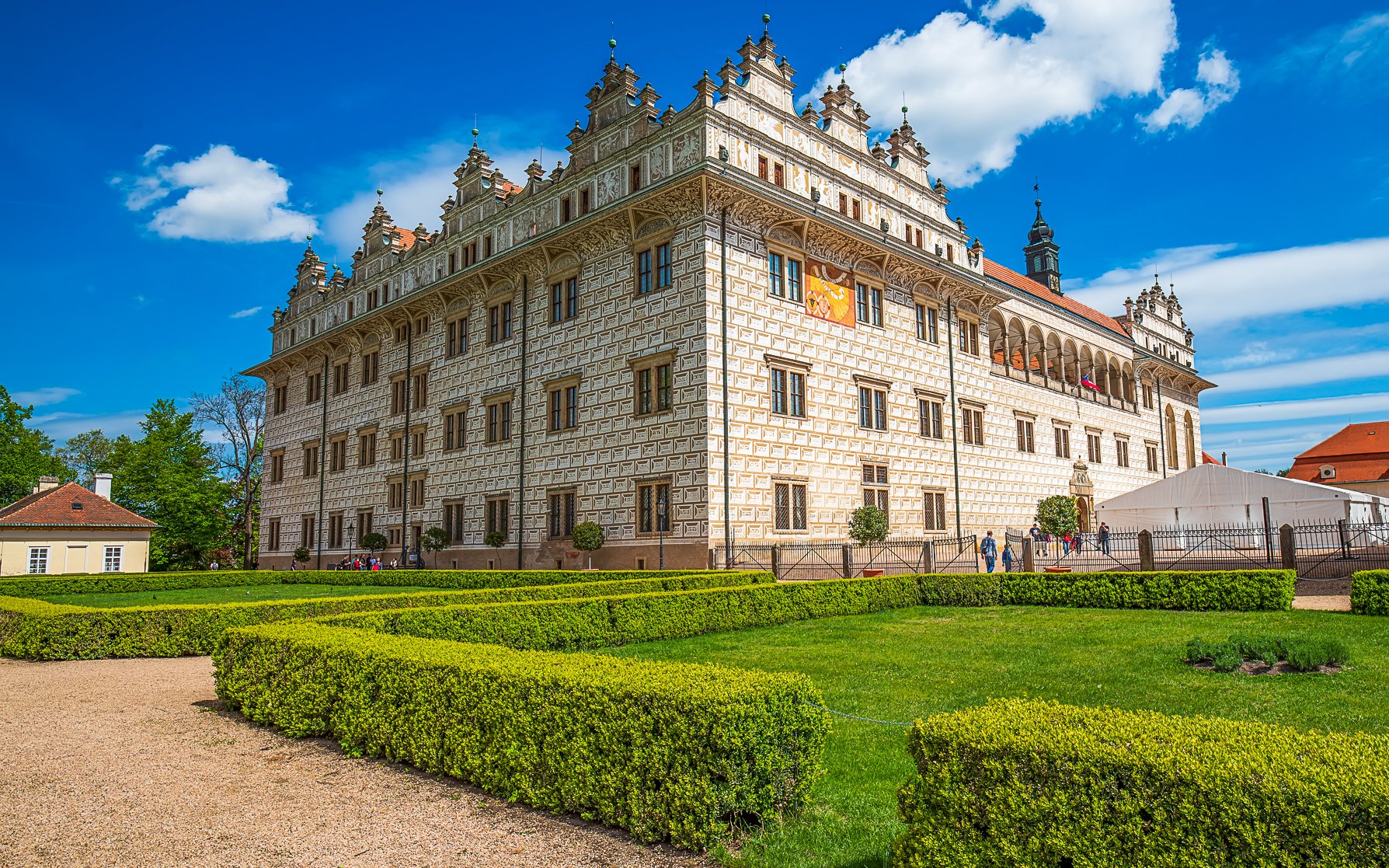 Litomyšl: Pobyt v historickém centru jen 450 m od zámku UNESCO v Privatu Sofia se snídaněmi formou bufetu