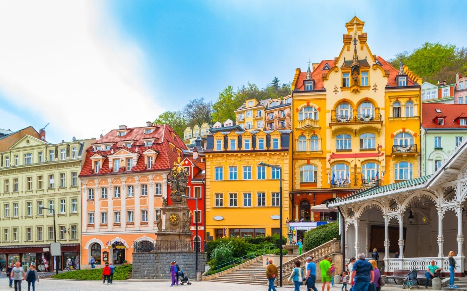 Karlovy Vary v klidné okrajové části města v Penzionu Fan *** se snídaněmi + kuchyňský kout a parkování v ceně - ventip.cz