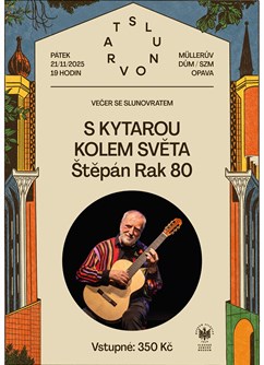 S kytarou kolem světa – Štěpán Rak 80 - ventip.cz