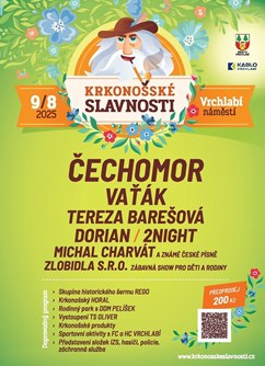 Krkonošské slavnosti Vrchlabí 2025 - ventip.cz