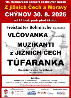 Mezinárodní koncert dechových hudeb Z jižních Čech a Moravy - ventip.cz