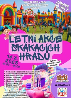 Letní akce skákacích hradů - ventip.cz