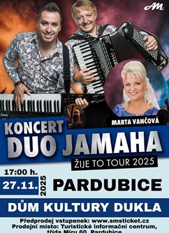 Koncert DUO JAMAHA Pardubice - hosť Marta Vančová - ventip.cz