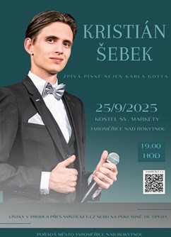 Kristián Šebek zpívá písně nejen Karla Gotta - ventip.cz