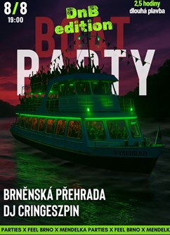Boat party vol. 3: DnB edition x Brněnská přehrada - ventip.cz