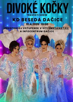 Travesti show Divoké kočky v Dačicích - ventip.cz