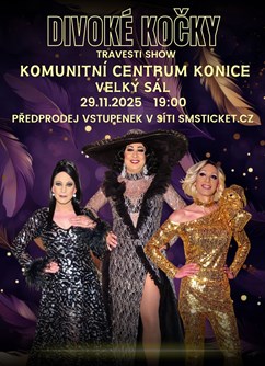 Travesti show Divoké kočky v Konici u Prostějova - ventip.cz