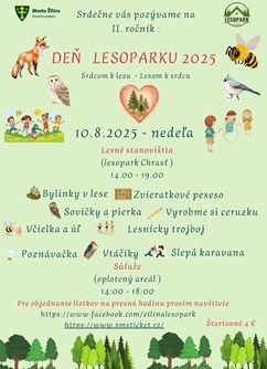 Deň Lesoparku 2025 - 14.00 - ventip.cz