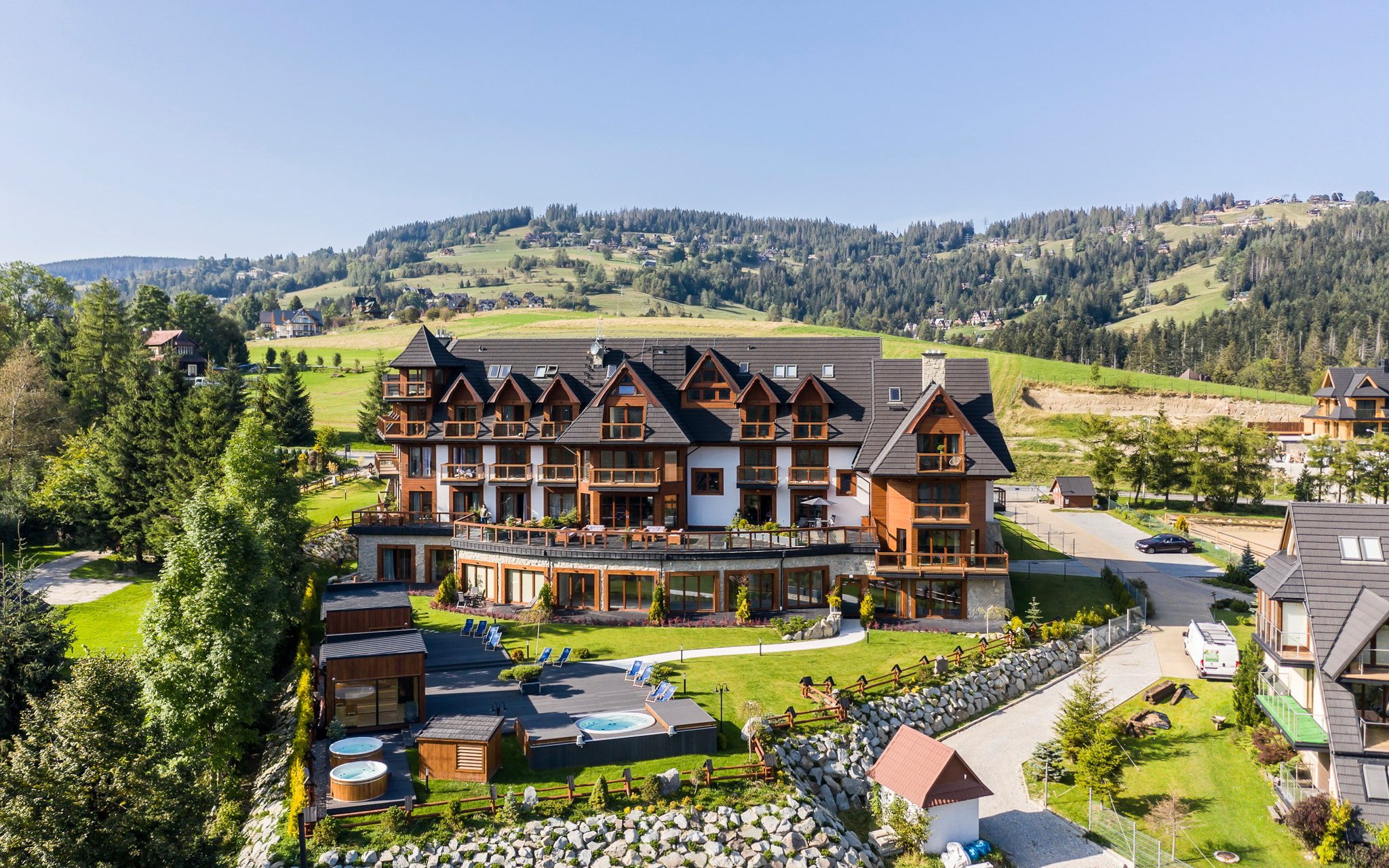 Polsko a Tatranský NP: Kościelisko v Mountain Palace Tatra Resort & SPA s polopenzí + vířivka
