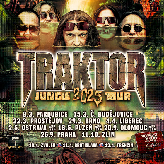 Traktor Jungle 2025 tour - ventip.cz