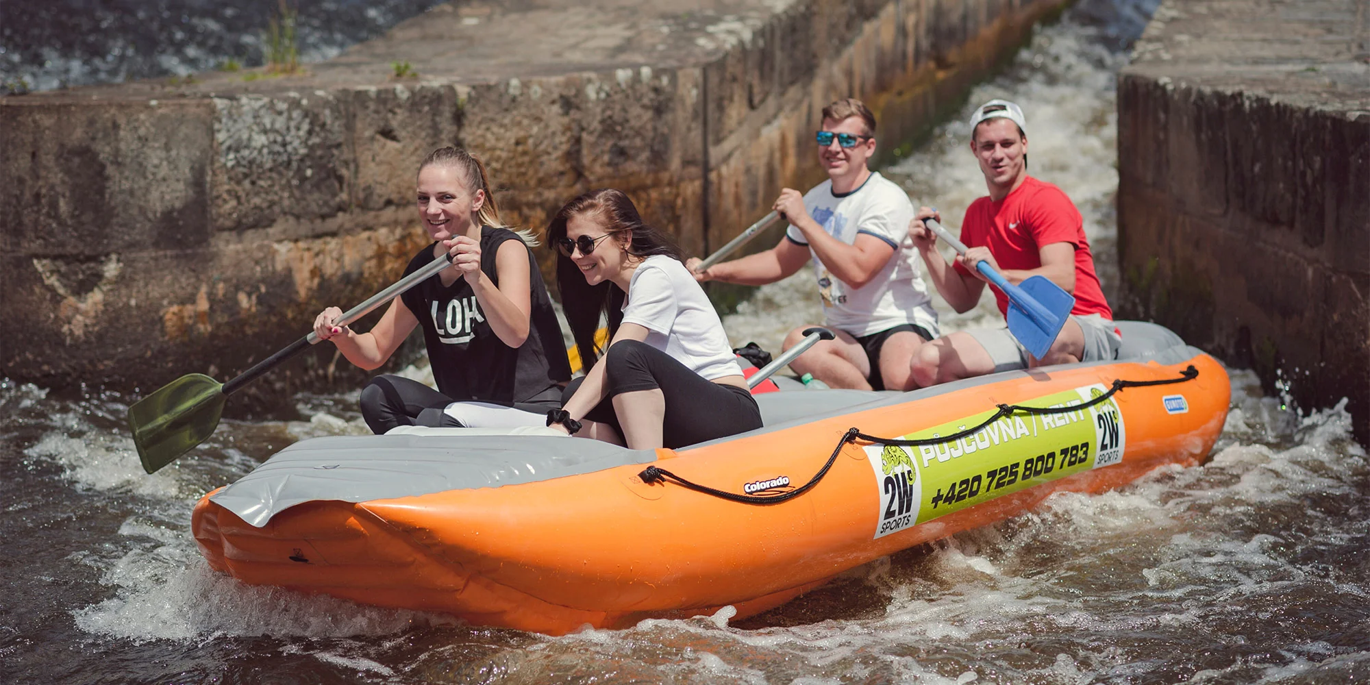 2W sports půjčovna raftů