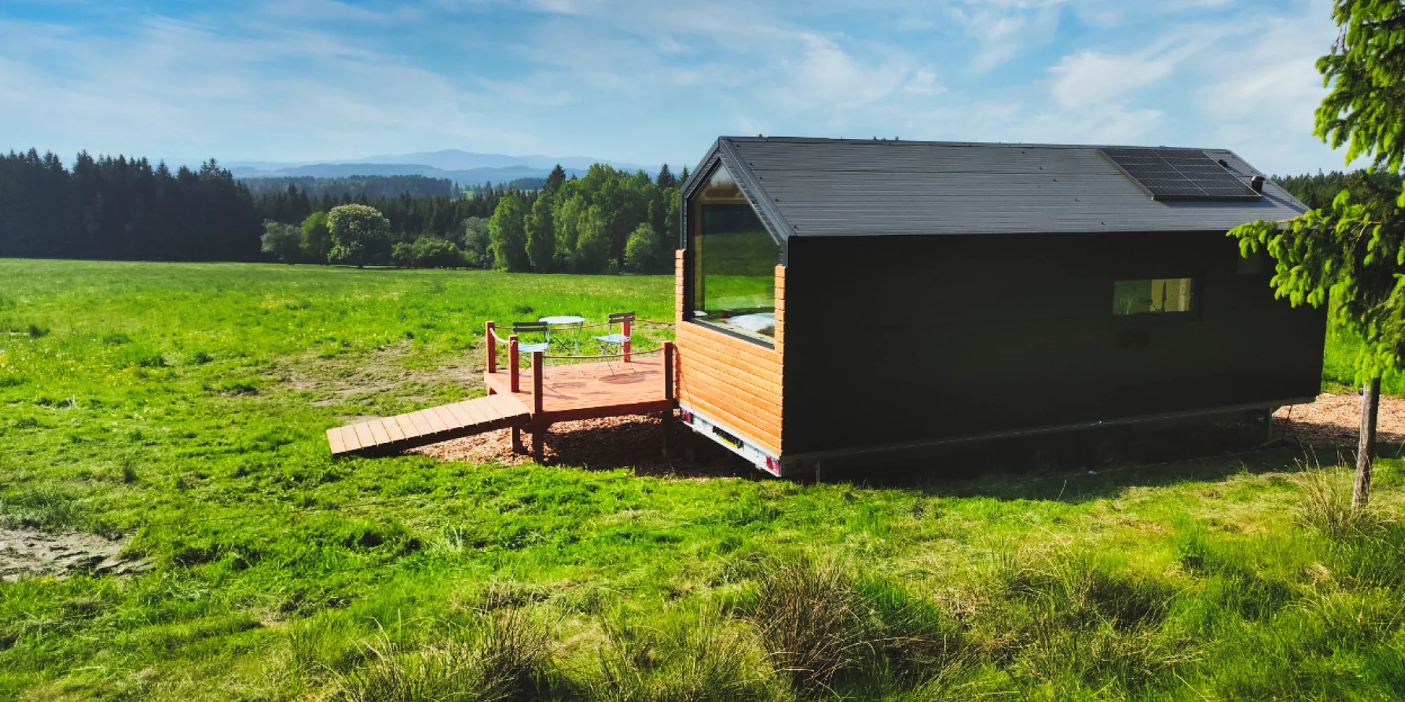 Glampino - Tiny House Rákosníček - ventip.cz