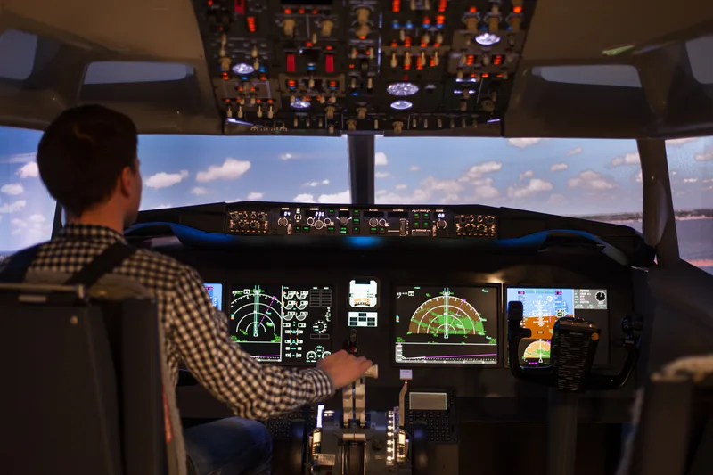 Simulátor letadla Boeing 737 MAX - ventip.cz